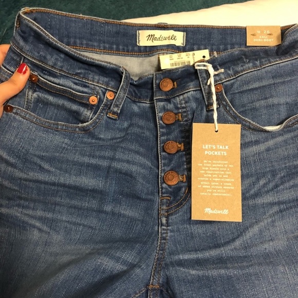FINAL PRICE! Madewell Cali Demi Boot Jeans - Picture 5 of 8